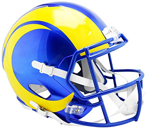 Riddell NFL Los Angeles Rams Speed Replica Football Helmet, Blue