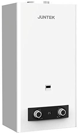 Chauffe-eau au gaz butane avec tirage naturel, faible NOx, allumage automatique, 11 l JUNTEK