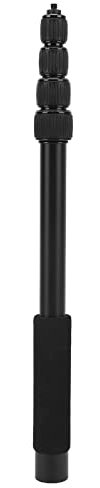 Agatige Micrófono de Mano Boom Portable Mic Boom Pole Brazo Estirable 4/5 Sección Brazo de micrófono de Aluminio Extensible con empuñadura de Espuma(5 seg)