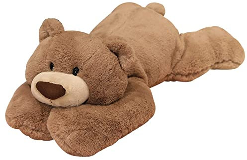 GUUIESMU Weighted Anxiety Stuffed Animal Cuddly Toy for Stress Relief,Weighted Stuffed Animal for Anxiety,Anxiety Kuscheltier Gewicht FüR Erwachsene,Suitable for People with Stress (Brown Bear,75cm)