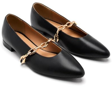 GIOSEPPO Bailarinas Cadena Piel Hallie