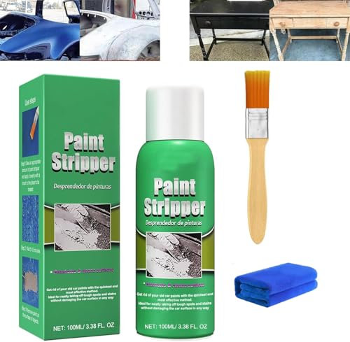Décapant de peinture efficace, décapant puissant, décapant de peinture automobile, décapant de peinture haute efficacité pour surfaces métalliques, décapant de peinture pour bois, métal, carrelage (1