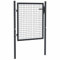 Utiny Mesh-Gartentor Verzinkter Stahl 100 x 125 cm Grau Garten Terrasse Tor Gartenzaun
