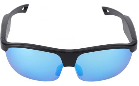 AI Übersetzung Smart Bluetooth Brille, über 100 Sprachen Echtzeit Polarisierte Übersetzungsbrille mit Mikrofon & Lautsprecher, Sprachen Video Übersetzer Gerät für Reisearbeit