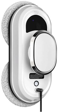 JHXHFJXZ Lavavetri elettrico da 90 W, anti-caduta, telecomando, lavaggio vetri auto, 3 modalità di funzionamento, robot di pulizia per vetri senza aloni