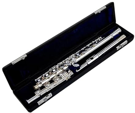 Pläterad flöjt 17 Håls C Durflöjt Med E Tangent Professionellt Instrument