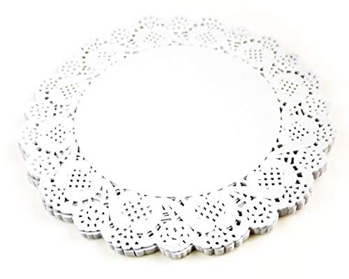 Thali Outlet® - 2000 x 10.5 White Paper Doilies - 27cm Round Lace Doyleys