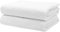 ZOLLNER 2er Set Premium Duschtücher in 70x140 cm - extrem saugstarke und weiche Badhandtücher in weiß - hochwertiger Saum - waschbar bis 95°C - Baumwolle - Hotelqualität - Oeko Tex® Zertifiziert