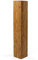 moebel-eins CURBY Blumensäule in rustikaler Altholzoptik Fichte massiv Dekosäule Holzsäule Säule Landhaus Design, 19x19 cm, 100 cm, gehackt