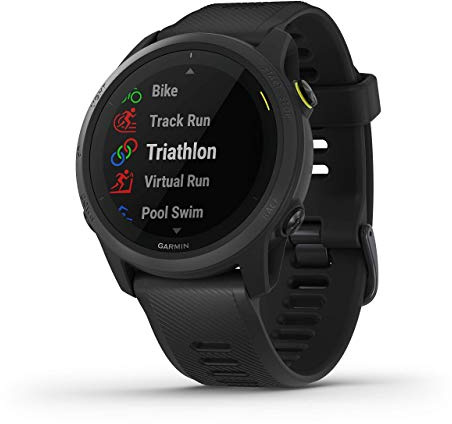 Garmin Forerunner 745, GPS Running Watch, Detailed Training Stats and On-Device Workouts, Essential Smartwatch Functions, Black (010-02445-00) (Renewed)