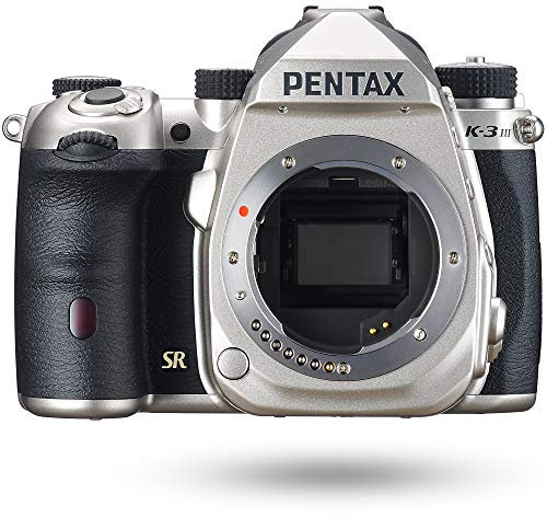 Pentax K-3 Mark III Flagship APS-C Silver Camera - 12fps, Touch Screen LCD, Weather Resistant Magnesium Alloy Body with In-Body 5-Axis Shake Reduction. 1.05x Optical Viewfinder with 100% FOV