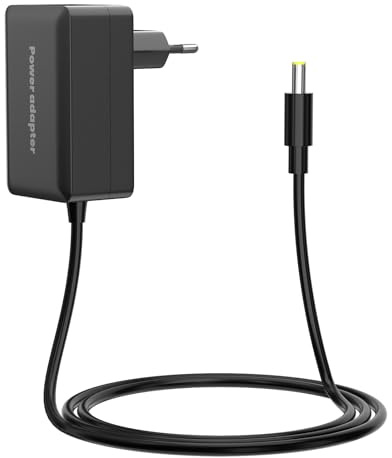 15W Netzteil Kompatibel mit Echo Dot (3./4./5. Gen), Echo Show 5 (1./2. Gen), Echo Spot, Echo Pop, Fire TV Cube Ladegerät Netzadapter, 12V Adapter mit 1.5M Ladekabel, Schwarz