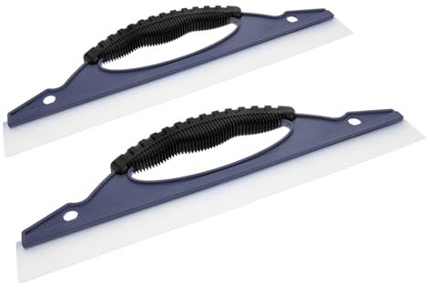 HEALEEP 2piezas Rasquetas De Silicona Para Automóviles Herramienta De Limpieza Suave Para Vidrios Para Remover Agua y Nieve Invierno Compatible Vehículos