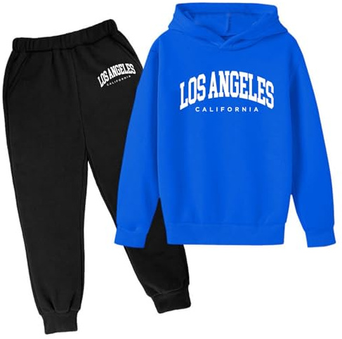 Survêtement pour enfants - Jogging - Sport - Garçons - Hiver - Enfants - Sweat à capuche imprimé populaire - Ensemble sur sous-vêtements décontracté - Lettre - Costume garçon - Vêtements de sport