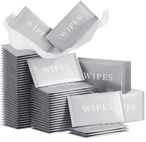 50 Piezas Papel Higiénico Húmedo Envasado Individualmente
