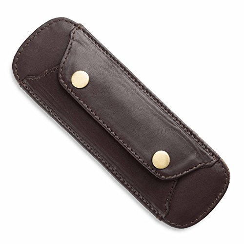 LEABAGS Almohadilla de hombro de cuero de búfalo genuino | Aspecto vintage | Correa de hombro para bolsas | Almohadilla de hombro con superficie antideslizante