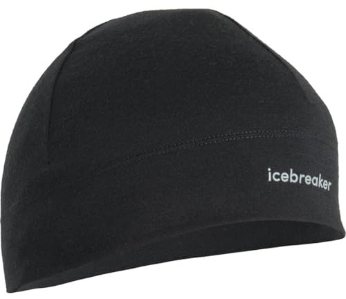 Icebreaker Merino Unisex-Erwachsene 200 Oasis Beanie, Schwarz, One Size