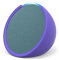 Echo Pop | Full sound compact Wi-Fi and Bluetooth smart speaker with Alexa | Midnight Teal and a Made For Amazon Sleeve for Echo Pop (2023 release), Purple