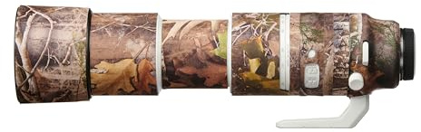 easyCover - Lens Protection Camouflage Cover - Objektivschutz - Schutz für Ihr Kameraobjektiv - Geeignet für Canon RF 200-800mm F/6.3-9 is - True Timber Kanati Camouflage