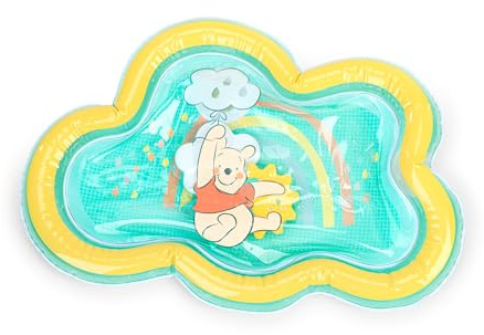 Bright Starts, Nalle Puh, Once Upon a Tummy Time vattenmatta, blå, unisex, nyfödda+