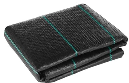 Toile De Paillage, Anti-Mauvaises Her-bes, Géotextile Non Tissé Anti Repousse Her-be Sous Gravier, Bâche Protection Sol Et Jardin Perméable Résistant À Déchirure Pour Aménagement Paysager, Couvre-Sol