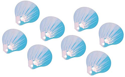 500 Stück Muschelperlen 18x20mm Muschelperlen Handgemachte DIY Kreative Bunte Perlen für Kunsthandwerk Hochzeitsdekoration Goldweiß