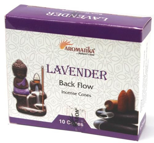 Ancient Wisdom Aromatica Backflow Incense Cones - Lavender