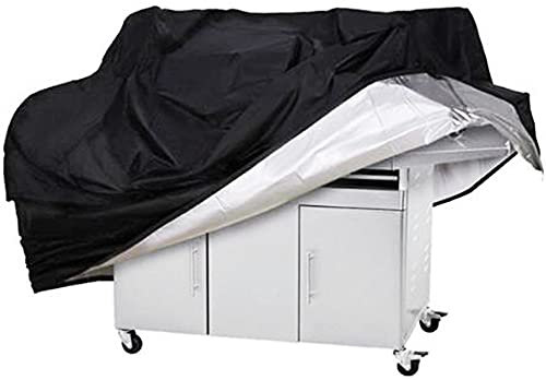 Grill Abdeckhaube Wasserdicht, ABEUTY BBQ Grillabdeckung Wetterfest Oxford Stoff Garten Draussen für Weber Brinkmann usw. Zubehör Gasgrill Abdeckhaube Abdeckung Schutzhülle (170L x 61B x 117H cm)