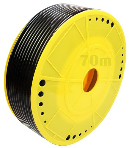 CESFONJER 70M PE Luftslang, OD 8 mm x ID 5 mm luftslang pneumatiska rör, tryckluftsslang, för verktyg Däck