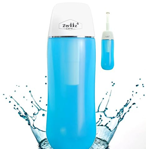Zwiiz Care Bidet Portable, Lave-Fesses Ergonomique Idéal pour la Toilette, Hygiene des Parties Intimes Douche Post Partum