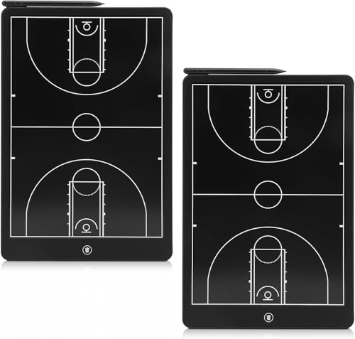 ZEMBSOYA LCD Pizarra táctica electrónica, pizarra táctica de baloncesto con lápiz táctico, pizarra de dibujo táctica borrable para fútbol, baloncesto, béisbol de campeonato o entrenamiento