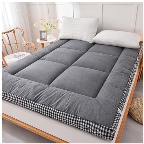 Tatami Mat Colchoneta Dormir Colchón Piso Japonés Colchón Futón Suave Y Agradable La Piel Colchones Cama De Masaje Tailandés Plegable Transpirable Colchón Para Viajes De Invitados UE-MAOLU(4,150*200cm