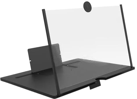 GkgWuxf Lente Di Ingrandimento Per Cellulare | Proiettore Portatile HD | Schermo Ingranditore Pieghevole Per Telefono Cellulare | Per Video Film Gioco Lettura Libro Laptop Artigianato Bambini Nonni