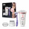 Braun Silk-épil 9 Epilierer Damen / Haarentferner für langanhaltende Haarentfernung, inkl. Venus Swirl Rasierer, Hochfrequenz-Massageaufsatz, 9-870, weiß/roségold