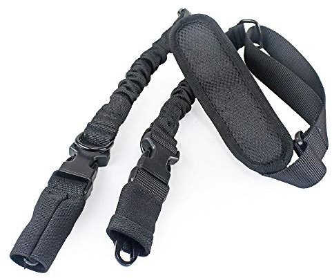 Armament TAC Two Point Sling for Rifle Gun Loop Strap Adjustable Shoulder Pad Heavy Duty Clip