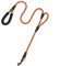 PLUTUS PET Strong Rope Dog lead 6ft Long with Two Padded Handles,Heavy Duty,Reflective Double Handle Training Dog Lead for Large Dogs or Medium Dogs,Dual Handles Leash(Orange)