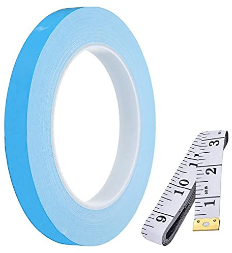 Youmile 10 mm x 25 m Nastro biadesivo termoconduttivo Nastro adesivo termico Nastro di raffreddamento per dissipatori di calore, luci a LED, chip IC, CPU, GPU con metro da 1,5 m