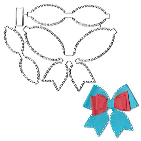 Estivaux 3D Gift Bowknot Frame Die Cuts for Card Making, Butterfly Bow Cutting Dies Sets Bows 3-D Bowknot Dies Stencils Embossing Template for Scrapbooking DIY Cards Album Crafts Supplies