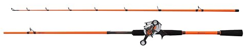 Abu Garcia Svartzonker® X Casting Combo | Set canna e mulinello per pesca predatori e lucci | Canna da casting in carbonio 30T ad azione rapida | Mulinello baitcasting con 7+1 cuscinetti | LP, 1,93 m