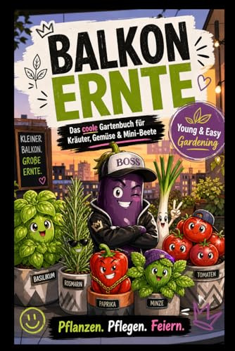 Mein kleiner Balkon Garten Urban Gardening für Anfänger: Der kleine Balkon-Selbstversorger