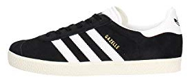 Adidas Gazelle J Gymnastikschuhe, Schwarz (Core Black/FTWR White/Gold Met.), 40 EU