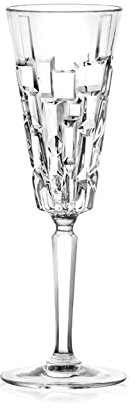 RCR 27437020006 Etna - Juego de 6 copas de champán de 190 ml, cristalería Luxion, aptas para lavavajillas, copas de champán, ideales para nuevos propietarios o cenas, copas de celebración