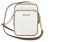 Michael Kors Jet Set Travel Signature PVC Medium Logo Chain Crossbody Flight Bag (Vanilla)