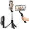 MIUUIPI Gimbal Stabilisateur de Smartphone 1 axe Téléphone Portable avec télécommande Bluetooth 3-1 pour Vlogging, Vidéo en Direct, TikTok, Youtube, Compatible avec pour iPhone/Android