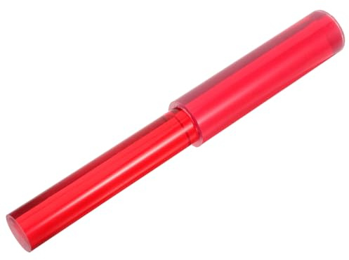 JOINPAYA Red Singing Bowl Mallet with Acrylic Handle and Rubber Head for Crystal Bowls, Multi-functional and Stylish Sound Stick for Home and Occasions