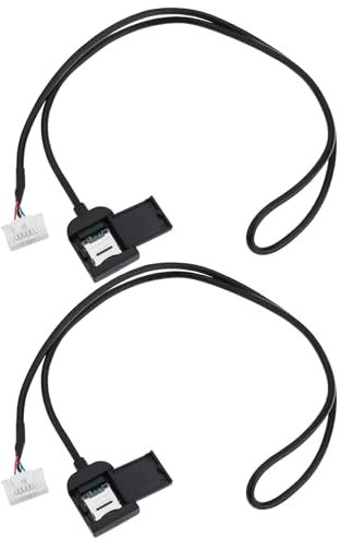 VGOL Adaptador de Ranura para Tarjeta SIM con Cable de 20 Pines Compatible con A-ndroid Multimedia GPS 4G