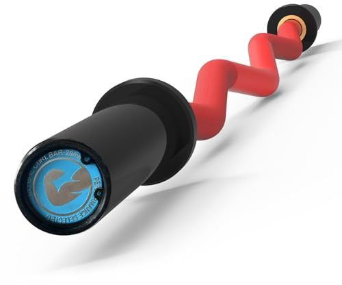CAVATINY Olympische Langhantel 50mm für Krafttraining – Professionelle SZ-Curlstange für Gewichtheben Hüftstöße Kniebeugen Bizeps – 250kg Maximale Tragkraft Langhantelstange für das Heim-Fitnessstudio