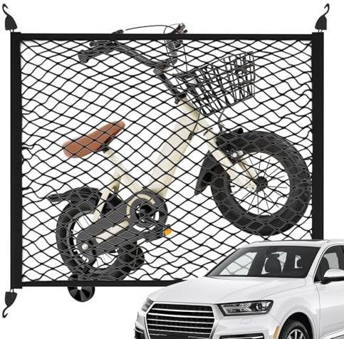 Zyntora Red para Maletero de Coche, Malla para Equipaje de vehículo, Red General para Maletero de Coche, para Camping, Remolque, Viajes, al Aire Libre, Uso Diario y SUV