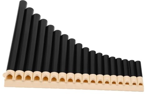 BESPORTBLE Pipe Pan Flute for Beginners Traditional Chinese Musical Instrument Play for School Music Programs and Professional Performance in Natural Brown