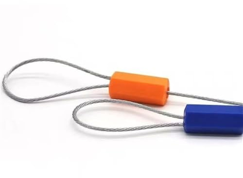 DDS22E Sigilli di sicurezza a filo SS 1000 pezzi Etichette di sicurezza con fascette for cavi multicolori Con contatore della porta del camion